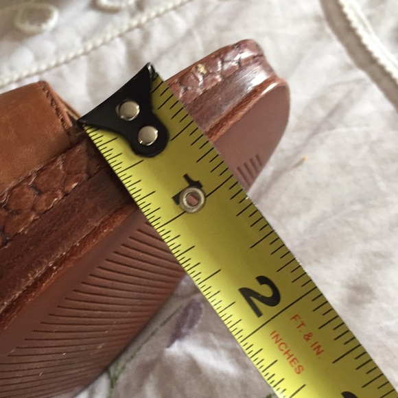 Vintage Michael Kors Leather Heeled Sandal Slides — US 9 - Picture 7 of 8